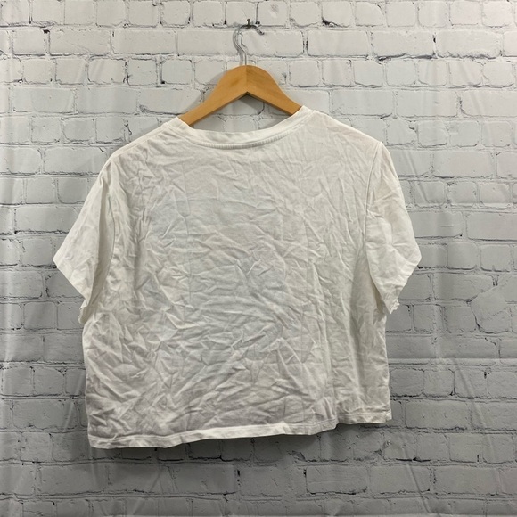 Messy Buns Lazy Days “Going out West wonder with me” Womens Size XL Cropped Tee - Picture 3 of 5